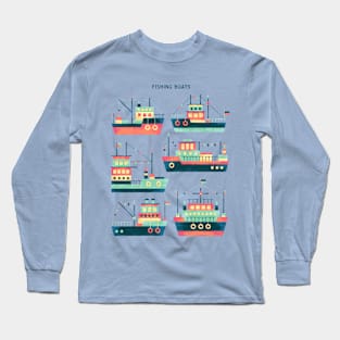 FISHING BOATS Long Sleeve T-Shirt